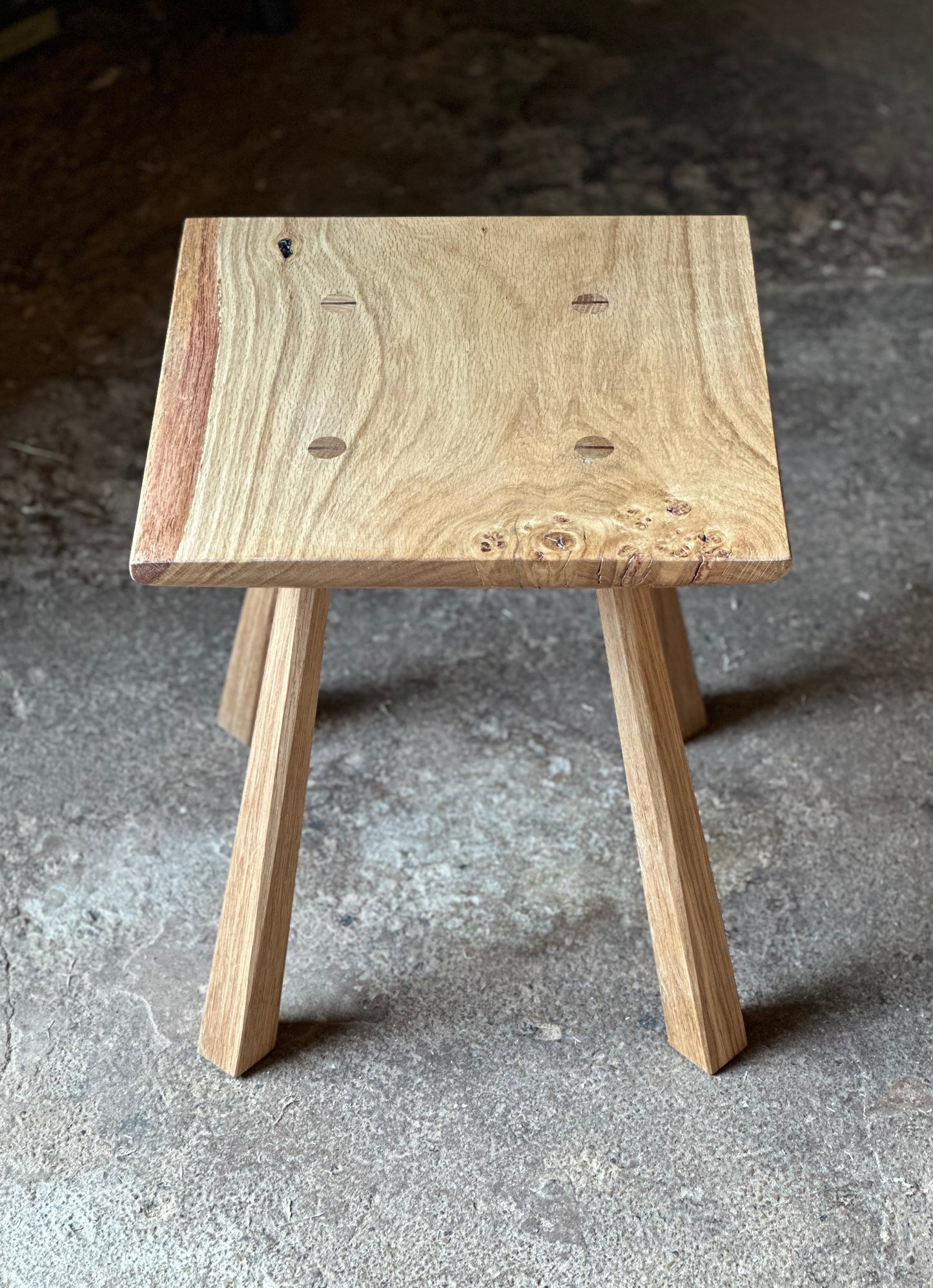 Oak side table