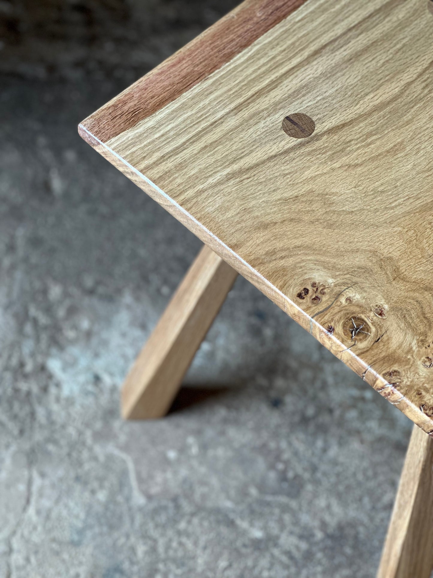 Oak side table