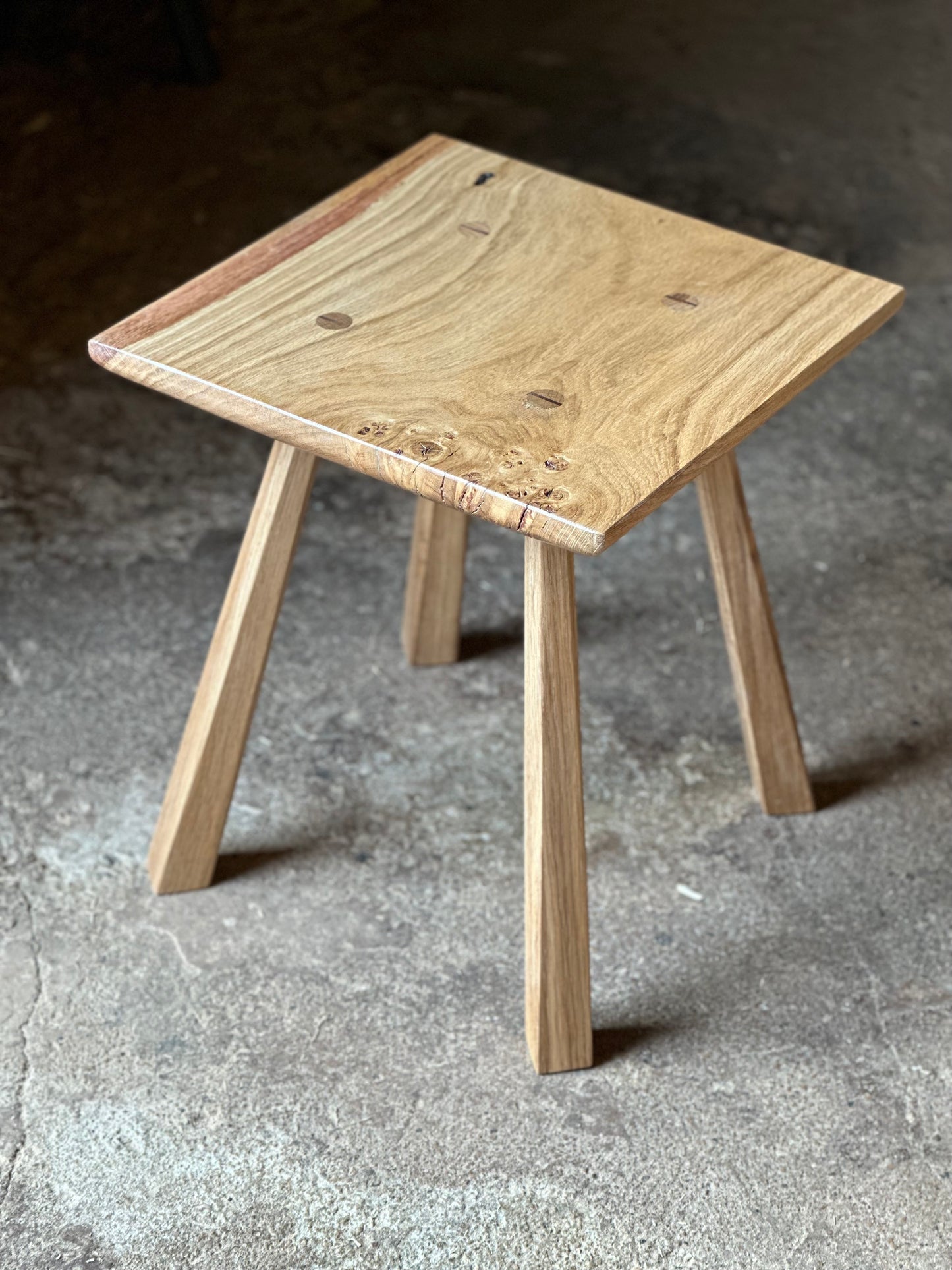 Oak side table