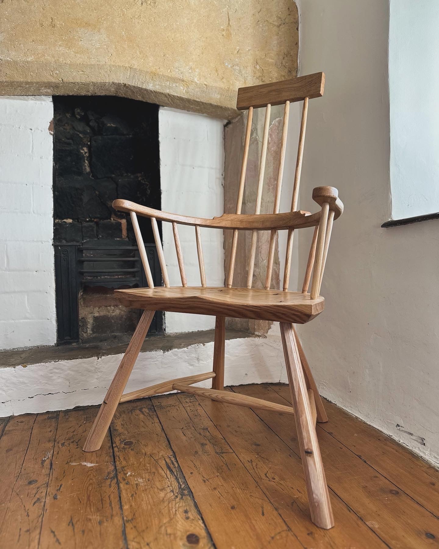 Stick chair 4 stick comb-back