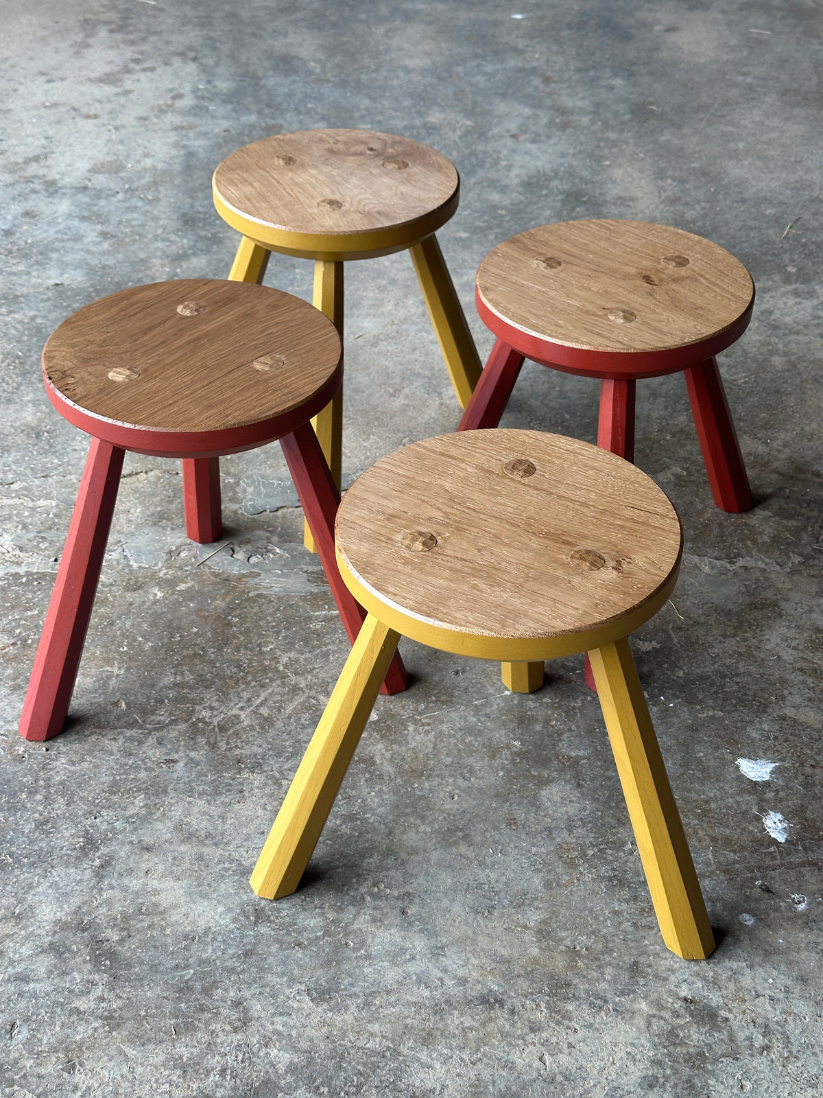 Oak Milking Stool