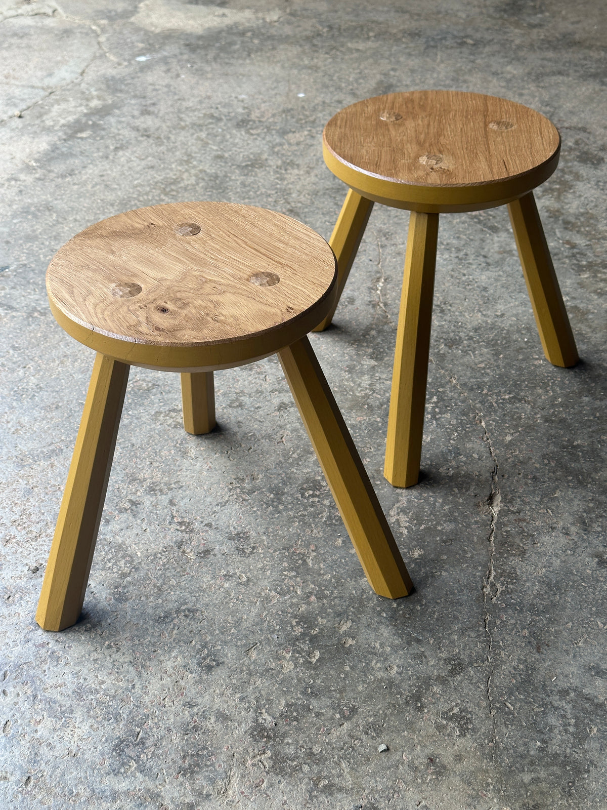 Oak Milking Stool