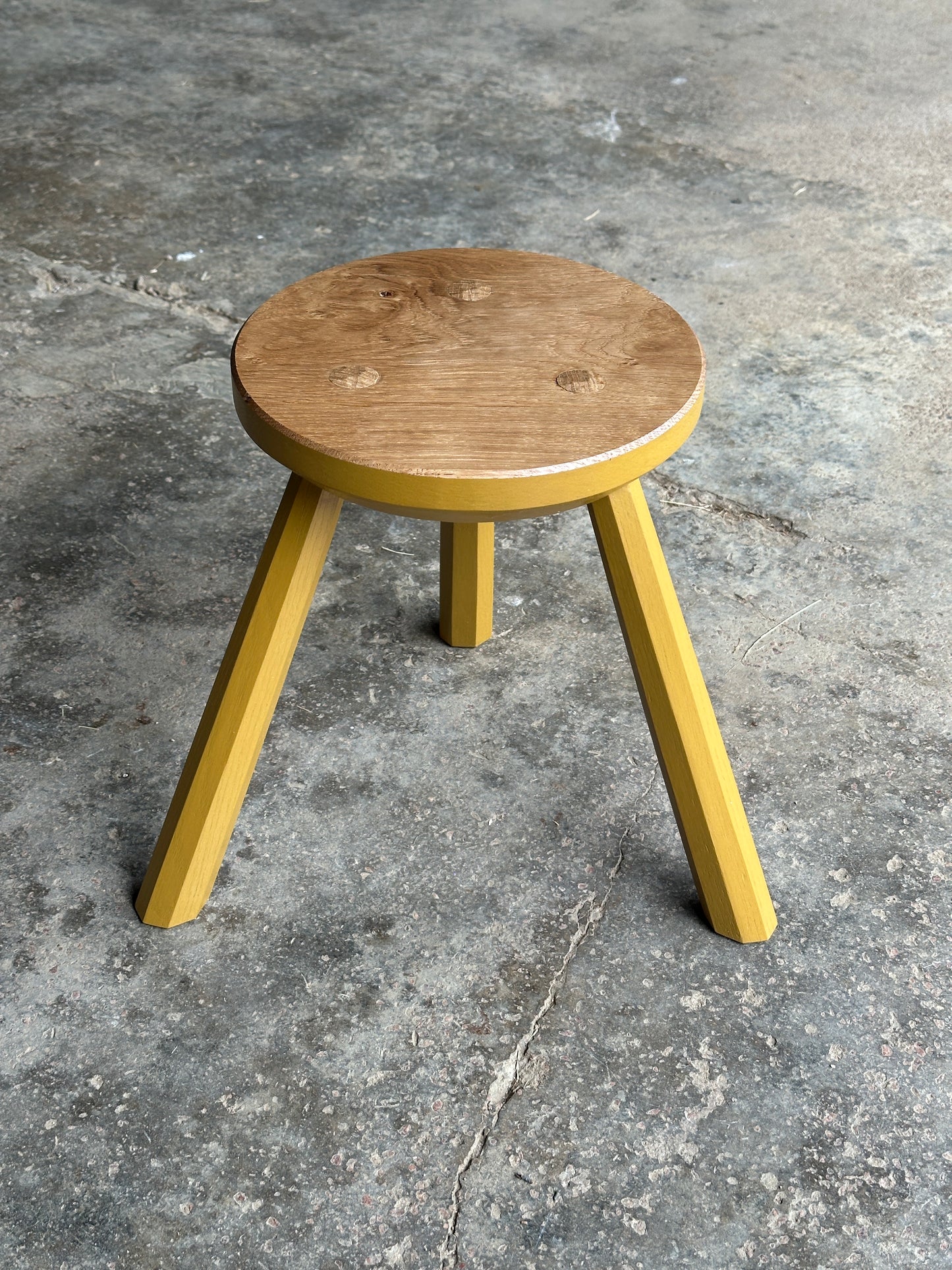 Oak Milking Stool