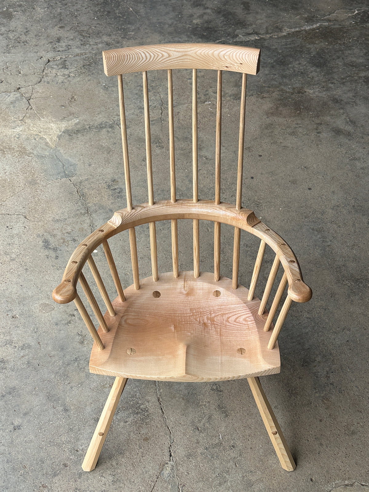 Comb-back Stick Chair - Ash