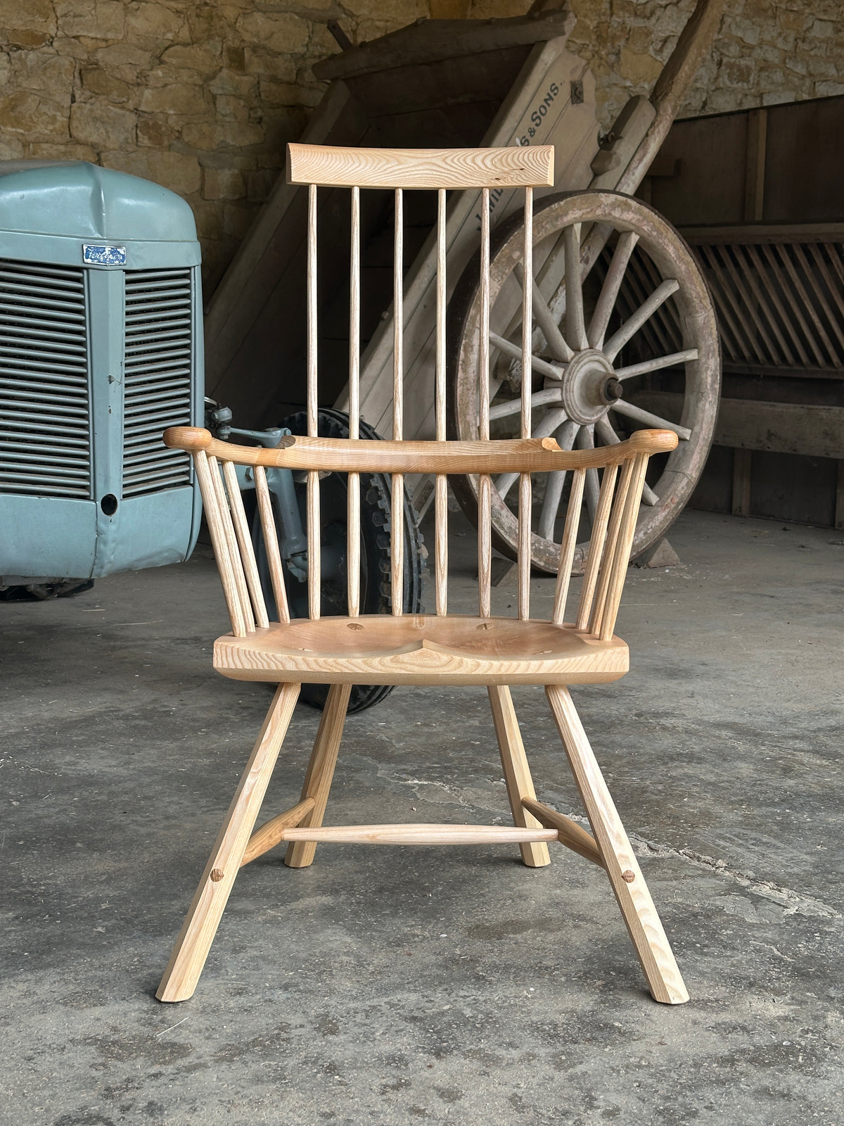 Comb-back Stick Chair - Ash