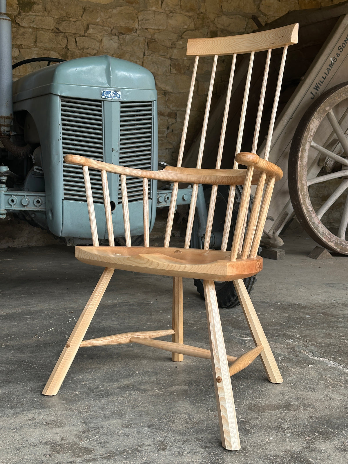 Comb-back Stick Chair - Ash