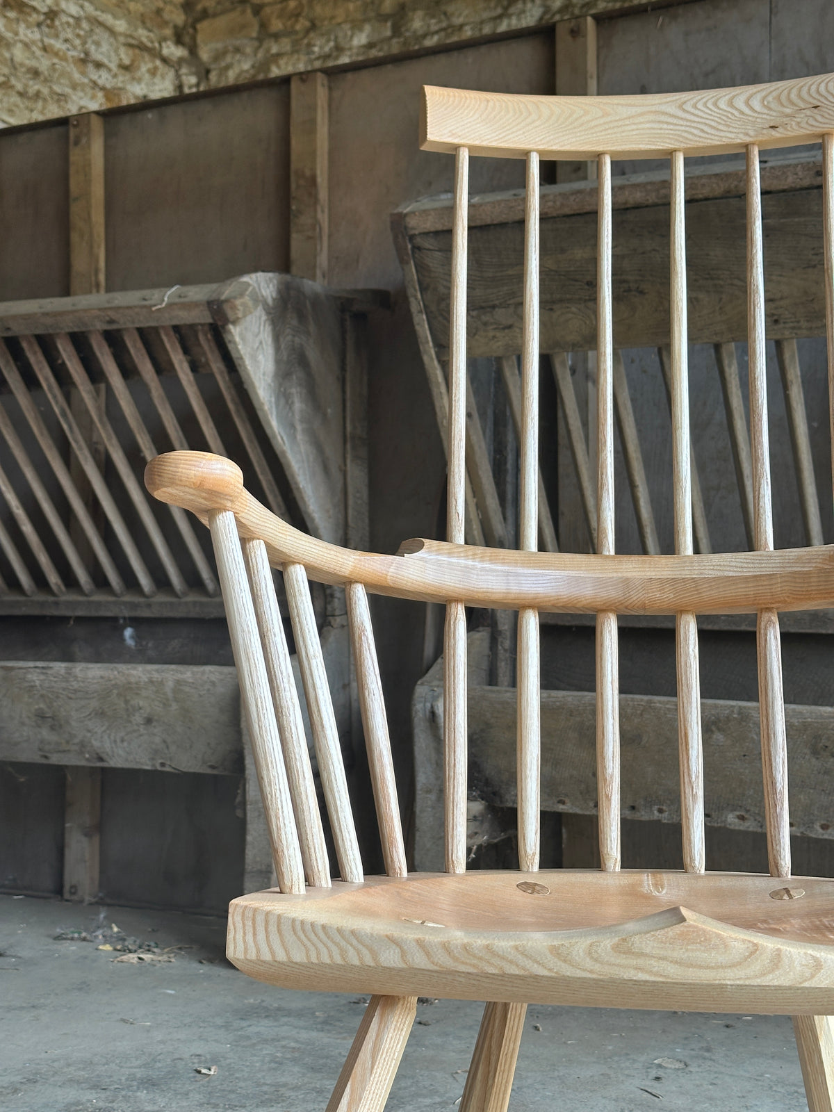 Comb-back Stick Chair - Ash