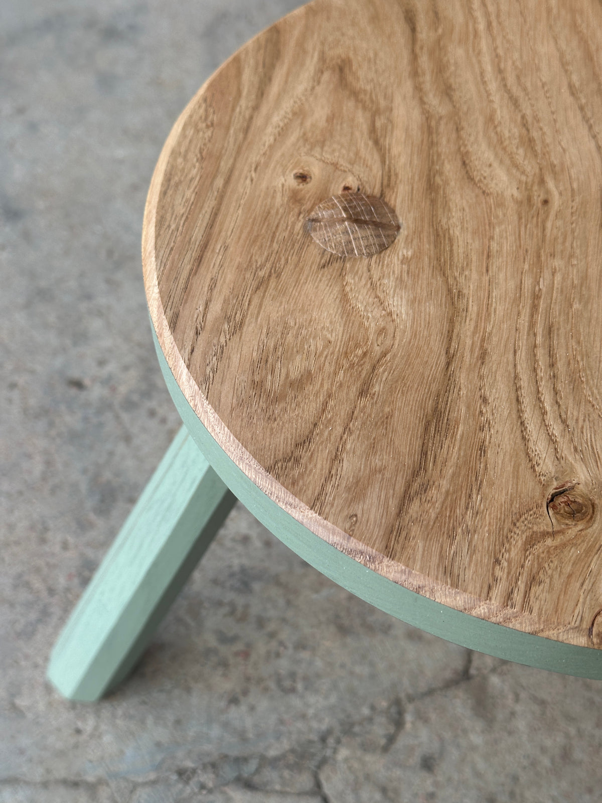 Oak Milking Stool