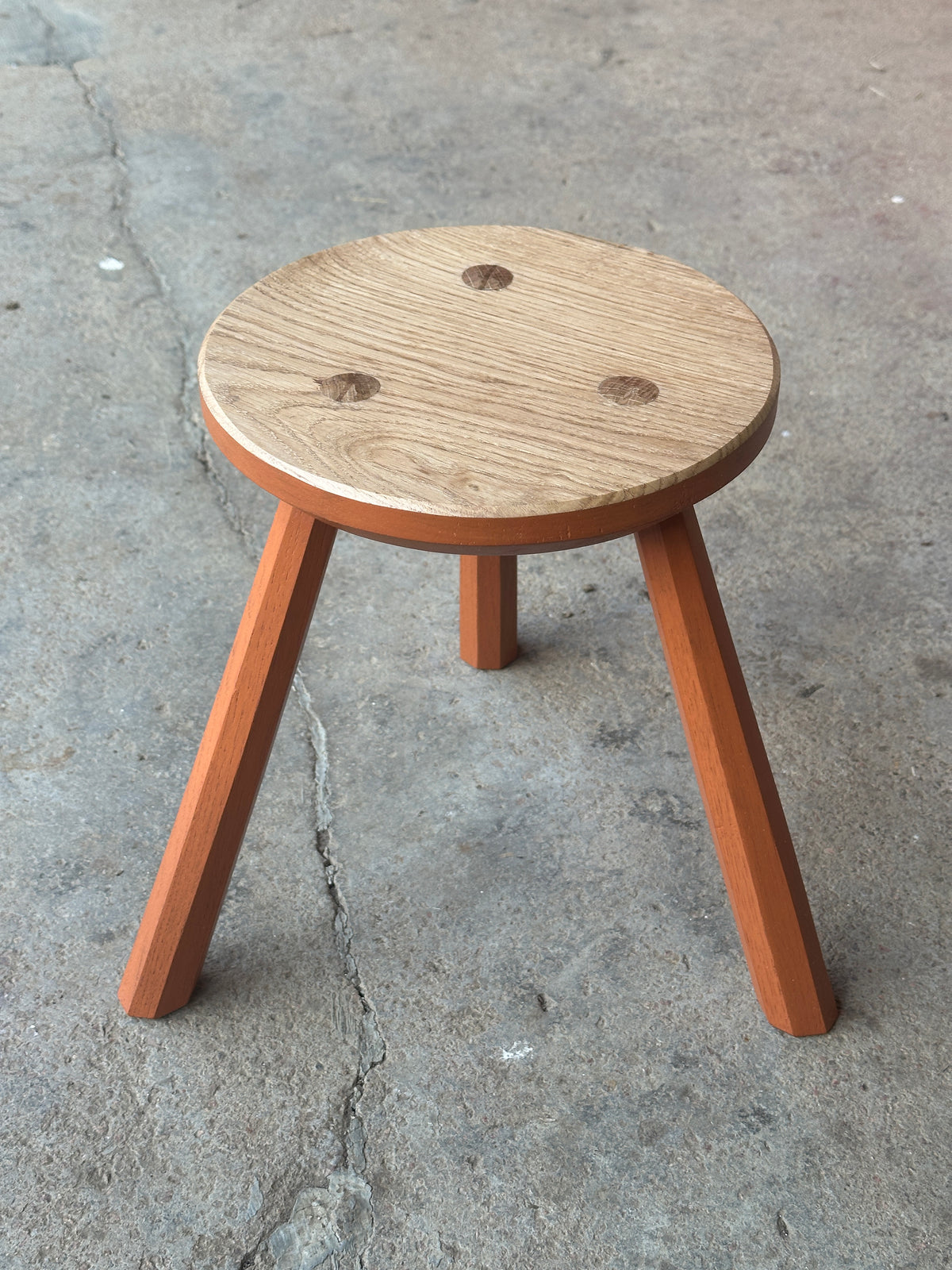 Oak Milking Stool