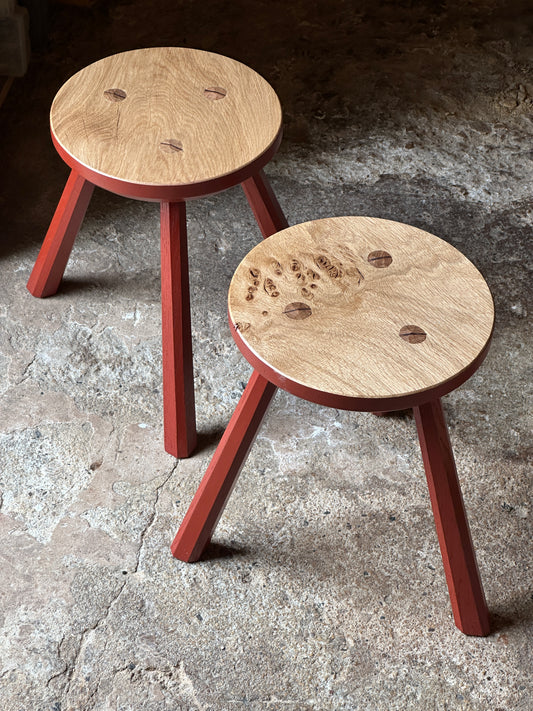 Oak Milking Stool